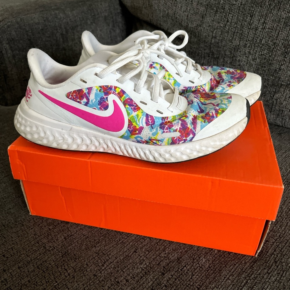 Nike Kids Multicolor  Sneakers with White Accents